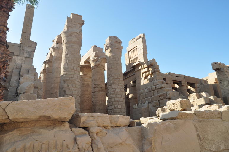 Луксорский храм, развалины, Египет