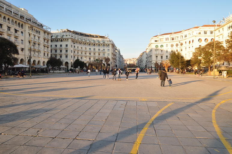 Площадь Аристотеля Салоники