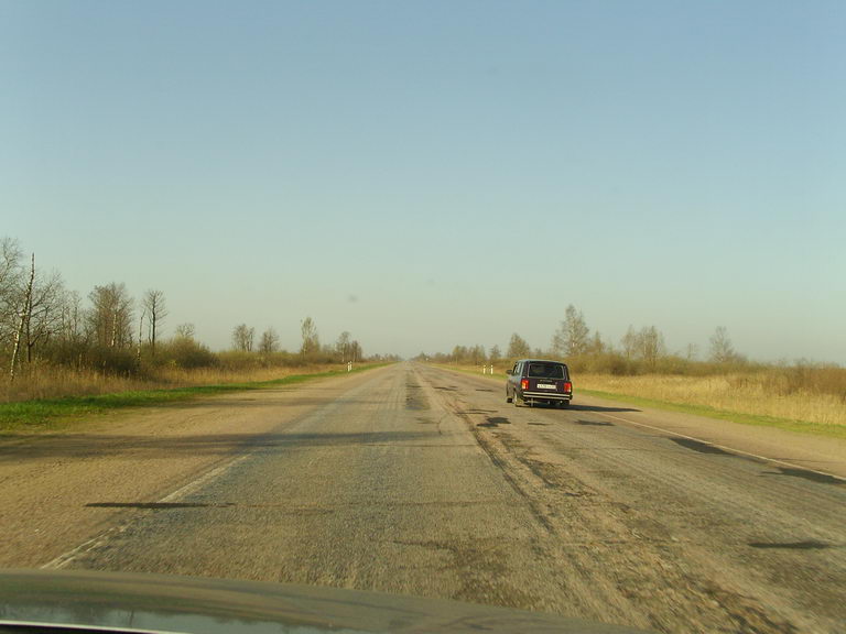 Дорога из Новгорода в Псков